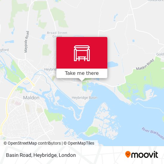 Basin Road, Heybridge map