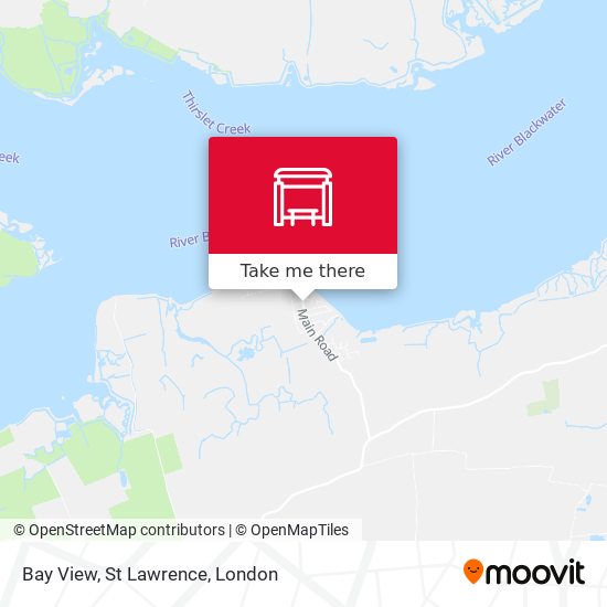 Bay View, St Lawrence map