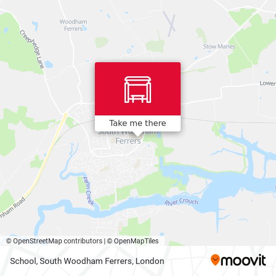 School, South Woodham Ferrers map