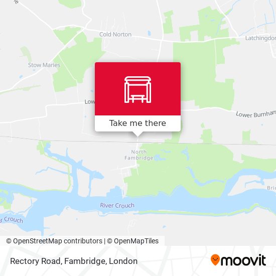 Rectory Road, Fambridge map