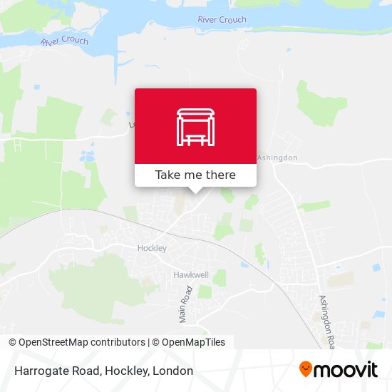 Harrogate Road, Hockley map
