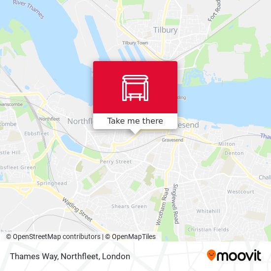 Thames Way, Northfleet map