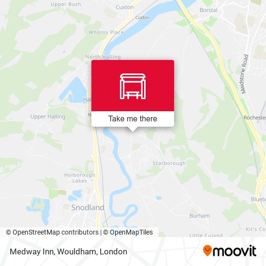 Medway Inn, Wouldham map