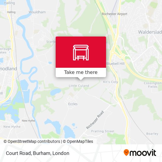 Court Road, Burham map