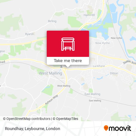Roundhay, Leybourne map