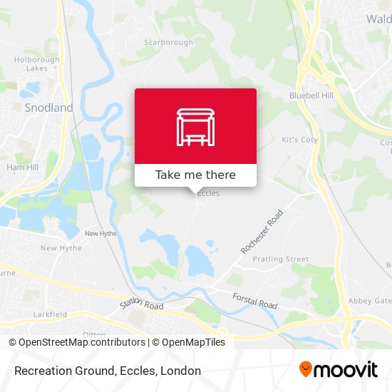 Recreation Ground, Eccles map