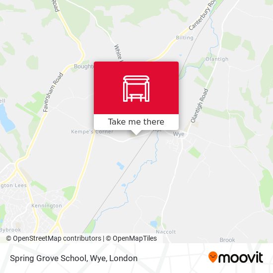 Spring Grove School, Wye map