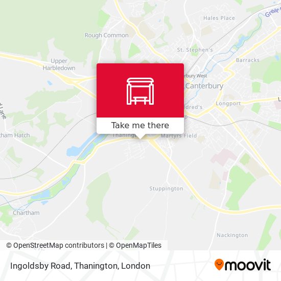 Ingoldsby Road, Thanington map