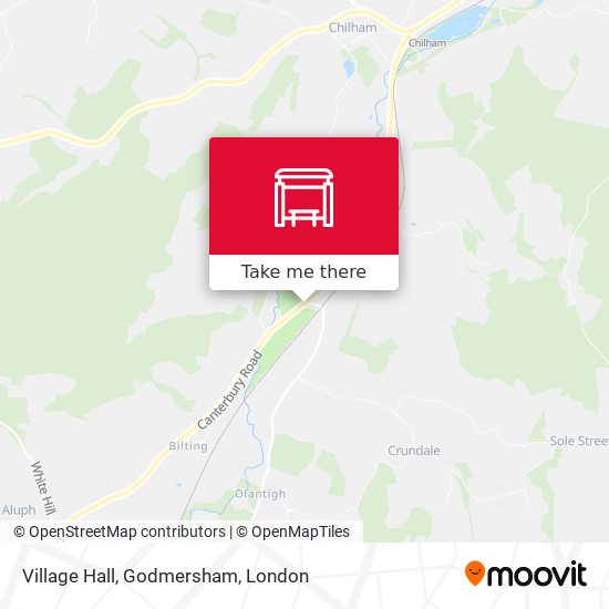 Village Hall, Godmersham map