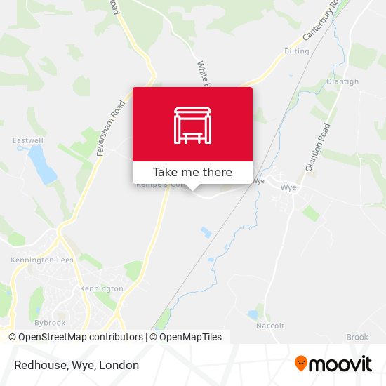 Redhouse, Wye map