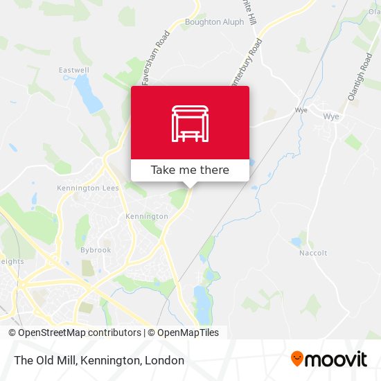 The Old Mill, Kennington map