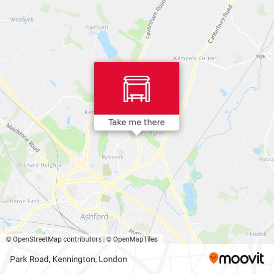 Park Road, Kennington map