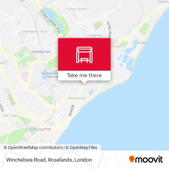 Winchelsea Road, Roselands map