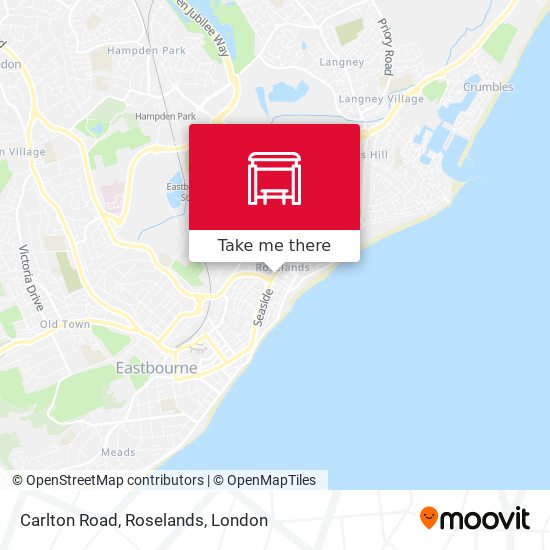 Carlton Road, Roselands map