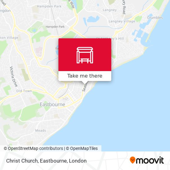 Christ Church, Eastbourne map