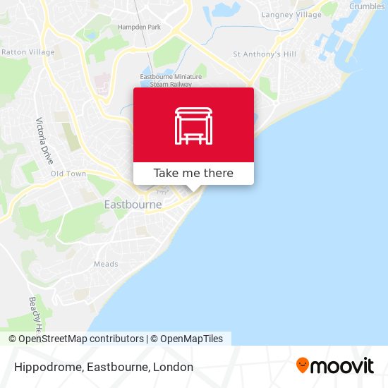 Hippodrome, Eastbourne map
