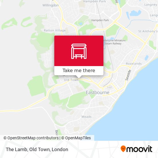 The Lamb, Old Town map