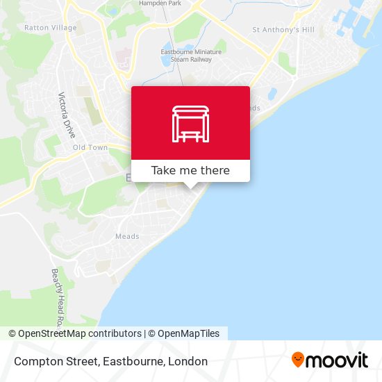 Compton Street, Eastbourne map