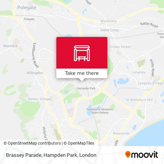 Brassey Parade, Hampden Park map