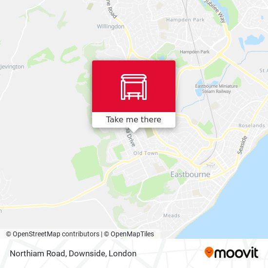 Northiam Road, Downside map