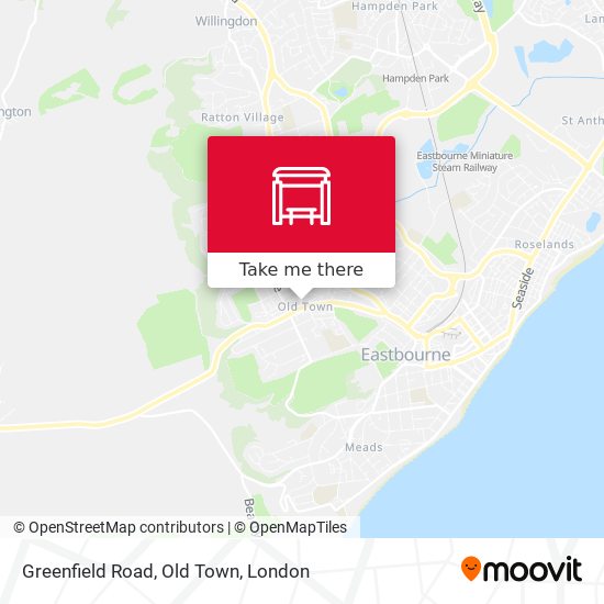 Greenfield Road, Old Town map