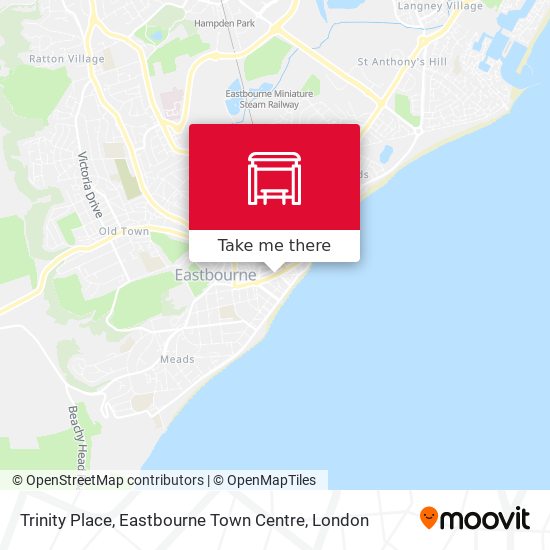 Trinity Place, Eastbourne Town Centre map