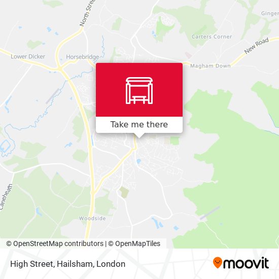 High Street, Hailsham map