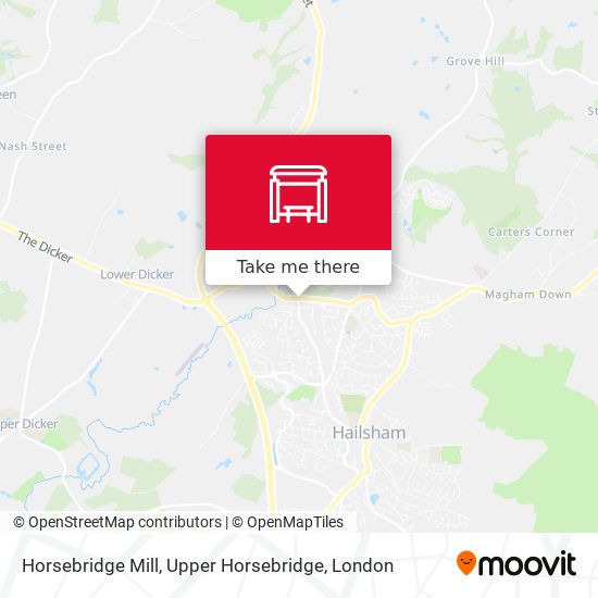 Horsebridge Mill, Upper Horsebridge map