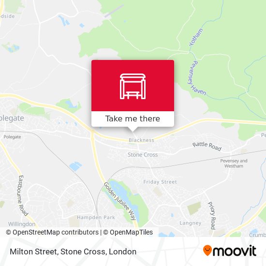 Milton Street, Stone Cross map