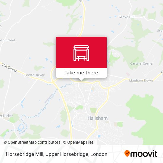 Horsebridge Mill, Upper Horsebridge map