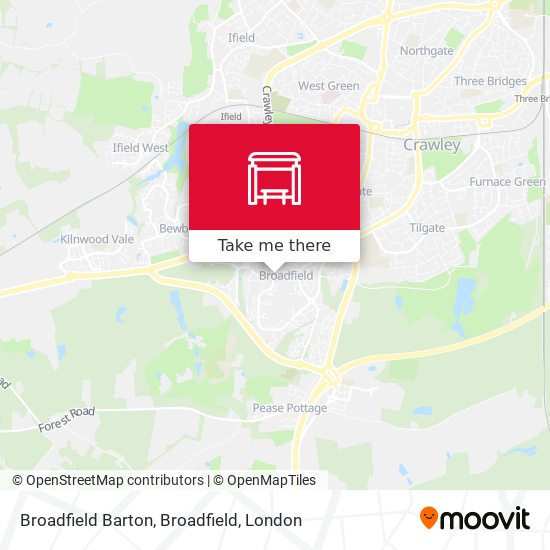 Broadfield Barton, Broadfield map