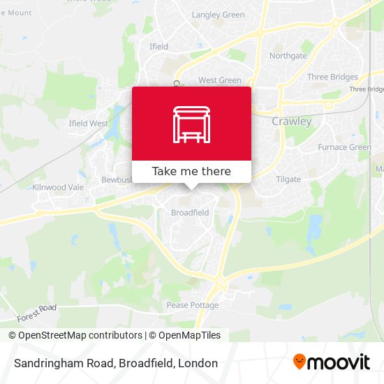 Sandringham Road, Broadfield map