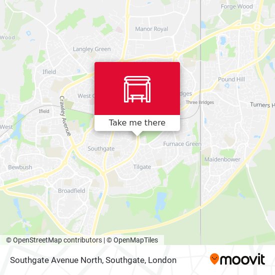 Southgate Avenue North, Southgate map