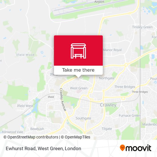 Ewhurst Road, West Green map