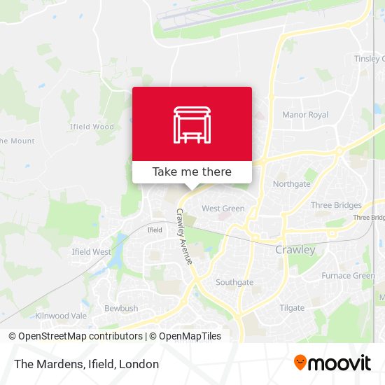 The Mardens, Ifield map