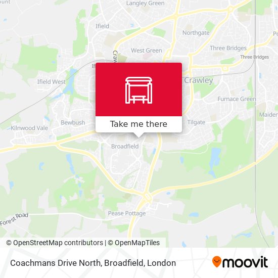 Coachmans Drive North, Broadfield map