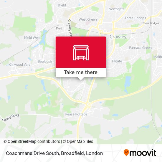 Coachmans Drive South, Broadfield map