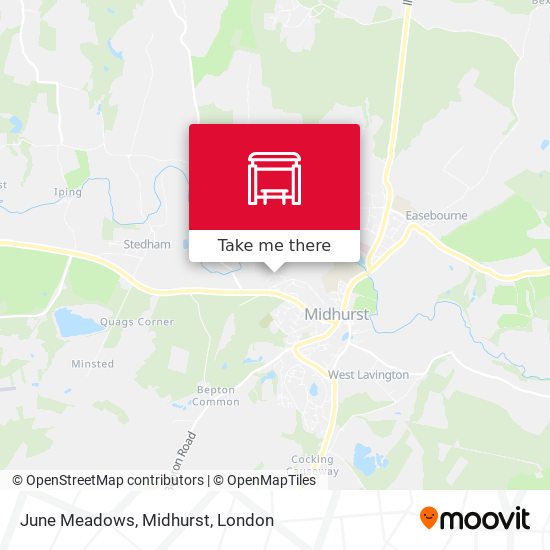 June Meadows, Midhurst map