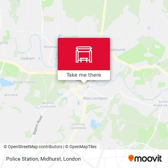 Police Station, Midhurst map