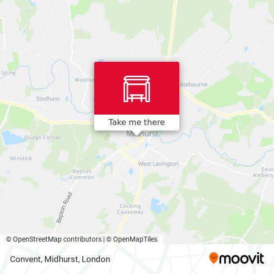Convent, Midhurst map