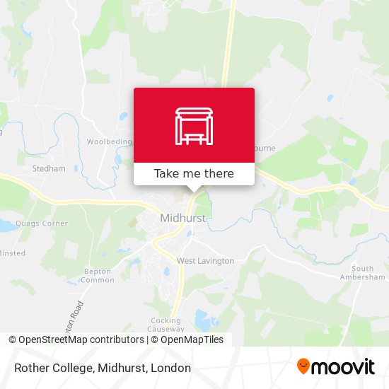 Rother College, Midhurst map