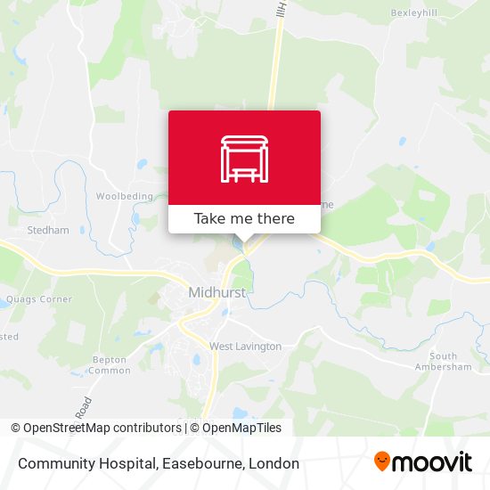 Community Hospital, Easebourne map