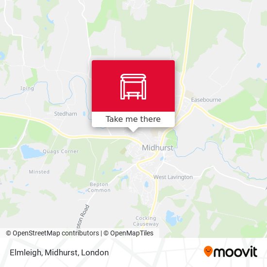 Elmleigh, Midhurst map