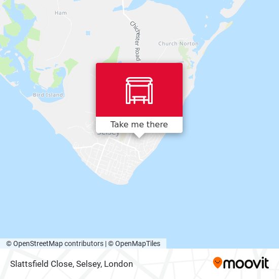 Slattsfield Close, Selsey map