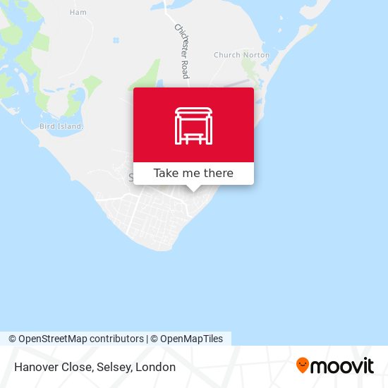 Hanover Close, Selsey map