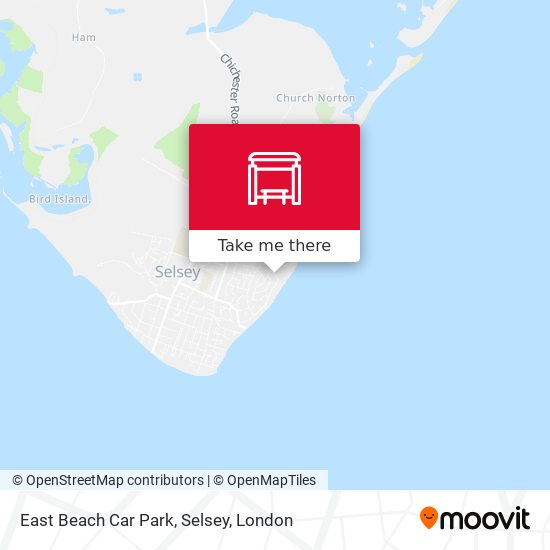 East Beach Car Park, Selsey map