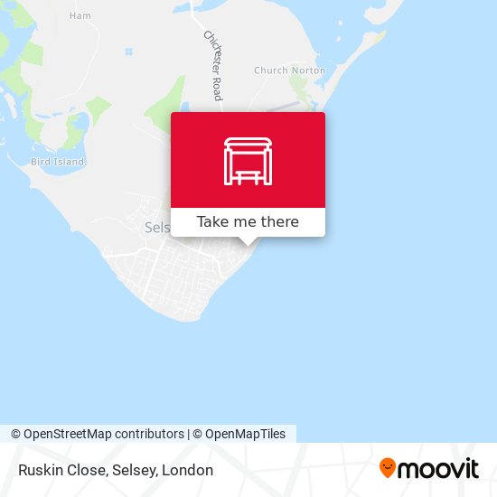 Ruskin Close, Selsey map