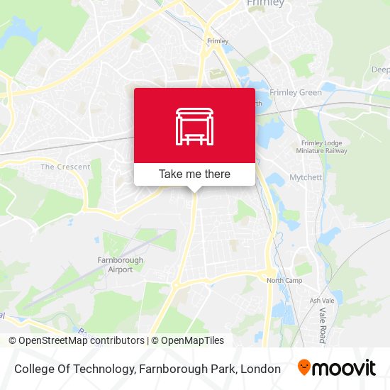 College Of Technology, Farnborough Park map
