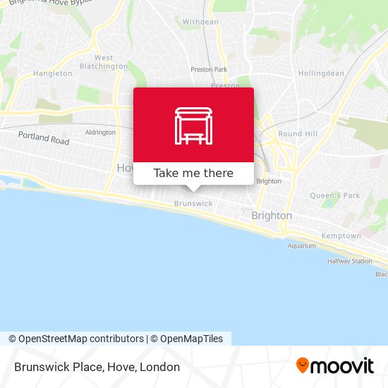 Brunswick Place, Hove map