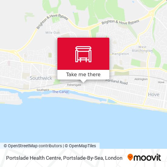 Portslade Health Centre, Portslade-By-Sea map